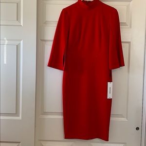 Beautiful red Calvin Klein dress